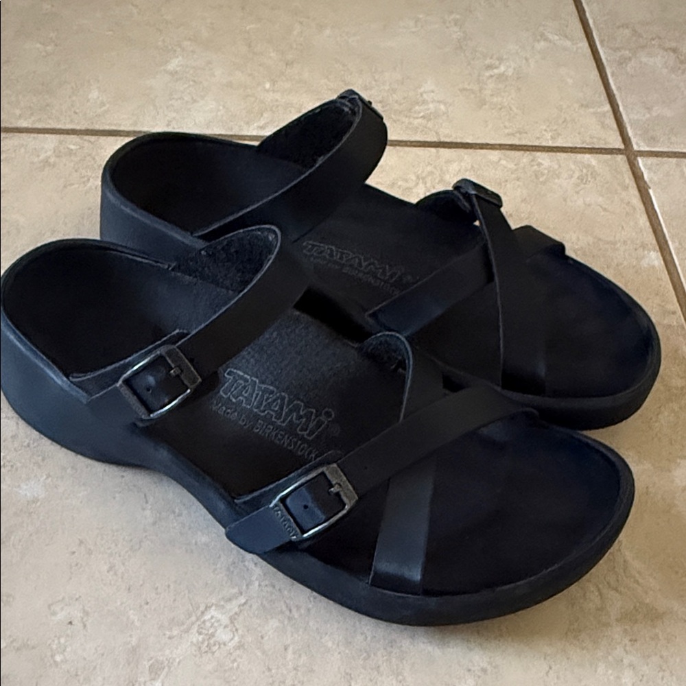 Tatami by Birkenstock Women's Black Sandals - size 7 women’s
